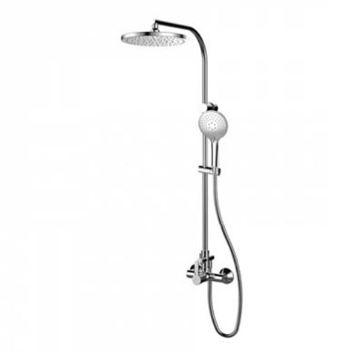 Imagen de ECOPRIME DUCHA MONOMANDO C/COLUMNA TELESCOPICA CROMO GROBER