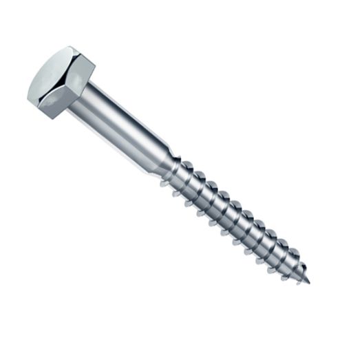 Imagen de Tornillo HSI® DIN 571 CHex.5x60 mm 1/2rosca Zinc(caja 200ud)