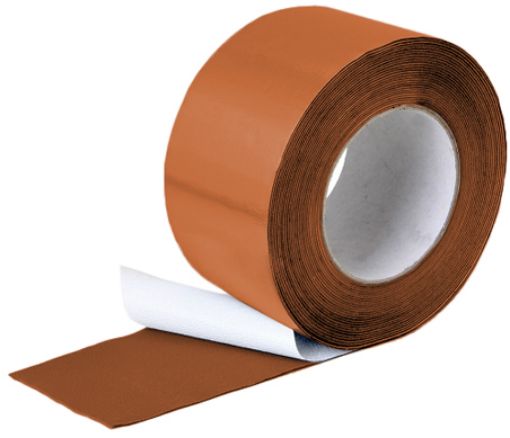 Imagen de Banda Butilo autoadhesiva 10 cm Terracota (rollo 10 m)