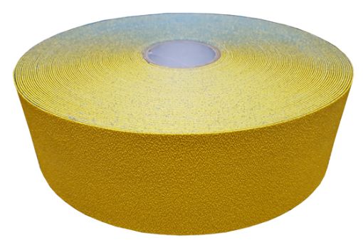 Imagen de Cinta Vial adhesiva temporal retirable Amarilla 10 cm x 60 m