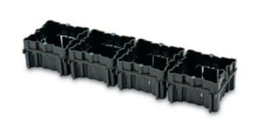 Imagen de Caja universal mecanismo IP30 66x66mm tabique obra (4 u.)