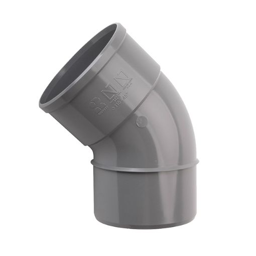 Imagen de Codo sanitario PVC 40 mm 45º Macho/Hembra