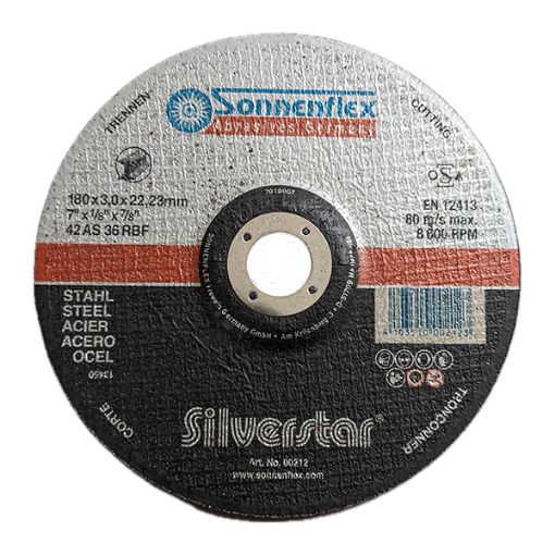 Imagen de Disco abrasivo corte Metal 180x3 mm