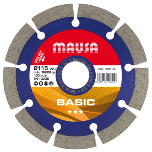 Imagen de Disco diamante MAUSA Ø 230 Basic