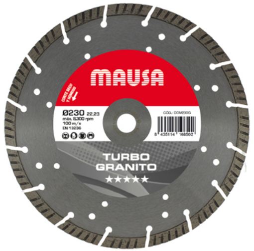 Imagen de Disco diamante MAUSA Ø 230 Turbo Granito