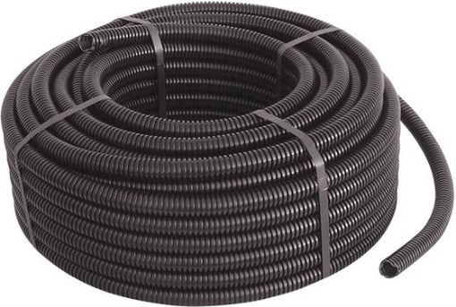 Imagen de Tubo corrugado PVC negro Ø 20 mm (Rollo 100 m)