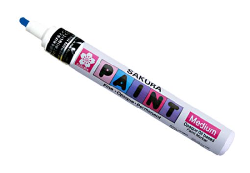 Imagen de Marcador permanente Pintura Liquida Azul