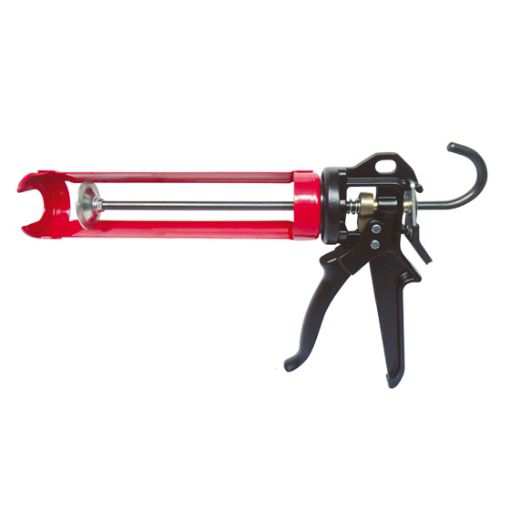 Imagen de Pistola silicona Prof. giratoria antigoteo reforzada 300 ml