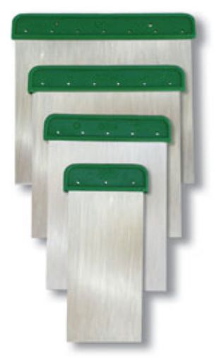 Imagen de Espatulas Inox. emplastar mango plastico (jgo. 5-8-10-12 cm)