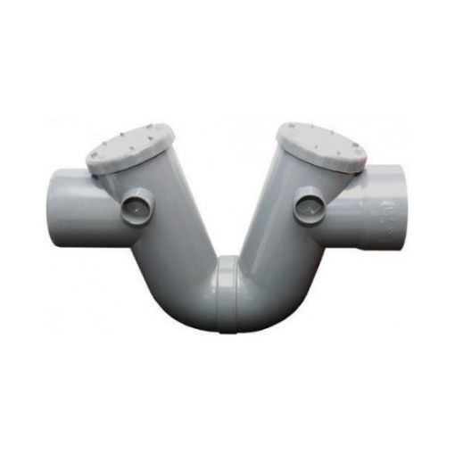 Imagen de Sifon PVC 160 mm con tapa de  registro