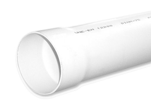 Imagen de Tubo PVC Blanco Ø90 mm 3 m (222002)