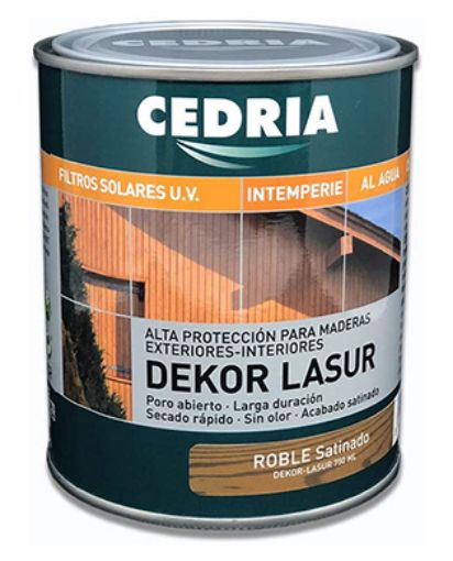 Imagen de CEDRIA Dekor lasur Color Roble 4 L