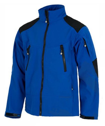 Imagen de Chaqueta Softshell Sport Azul/Negro T-XXL