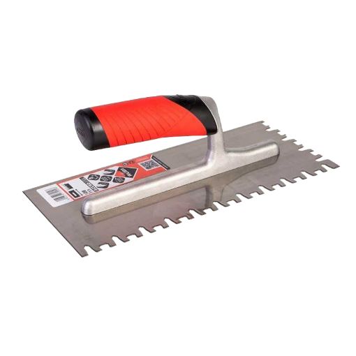 Imagen de Peine dentado RUBI 28x11 cm Dent.YW mango bimaterial abierto