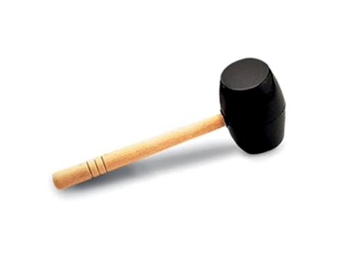 Imagen de Maza goma negra 750 gr RUBI (65908)