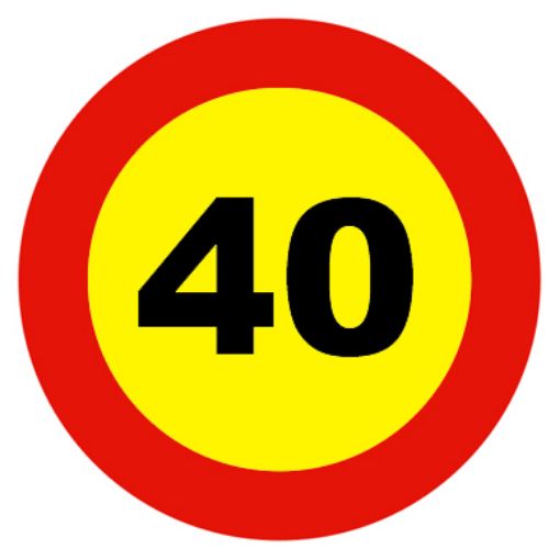 Imagen de Señal Limite 40 km/h (TR-301-40)
