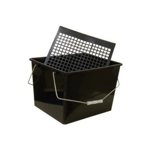 Imagen de Cubeta plastico 2 asas "Con rejilla plastica"