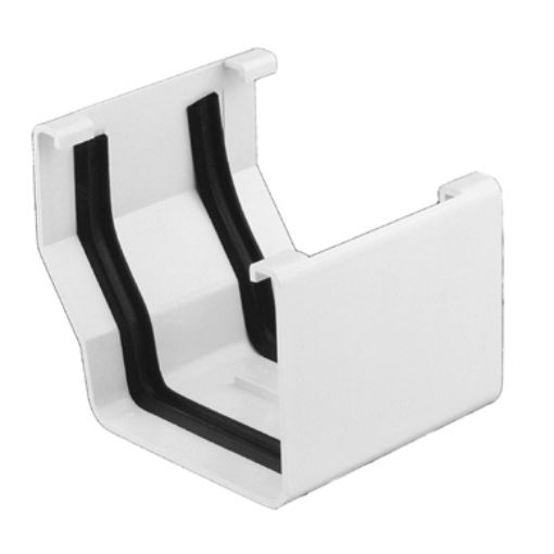 Imagen de EUME Enlace canalon PVC blanco (223014)