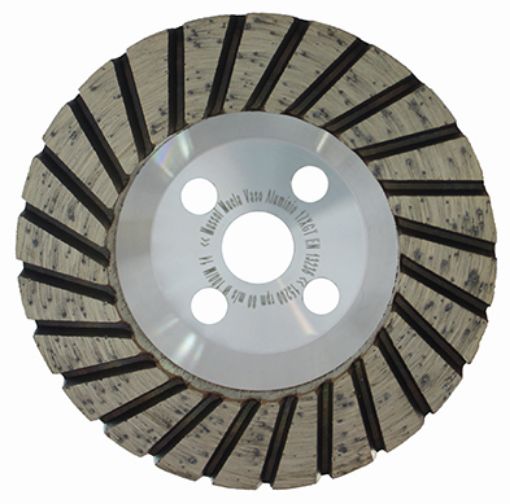Imagen de Muela vaso diamante Ø 100 segmento Turbo cuerpo Aluminio