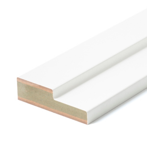 Imagen de Batiente MDF Lacado Blanco     80 x  20 mm