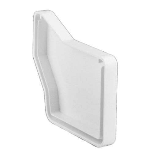 Imagen de EUME Tapa final Izquierda canalon PVC blanco (223009)