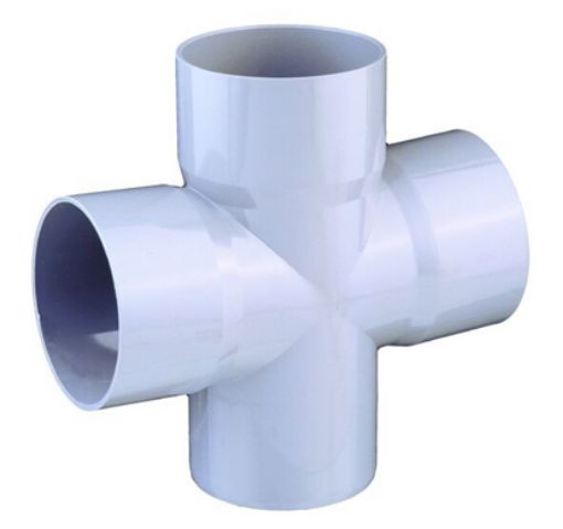 Imagen de Injerto doble "plano" PVC 160 mm 87º