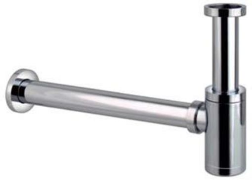 Imagen de SIFON REDONDO LATON CROMADO R751804CH