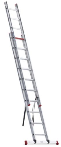 Imagen de Escalera BASIC aluminio Convertible 2x12 3,05/5,65m (108412)