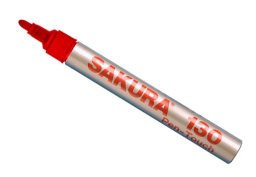 Imagen de Marcador permanente Punta Redonda Rojo