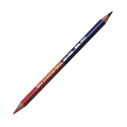 Imagen de Lapiz marcador PRO bicolor Azul/Rojo