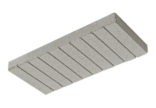 Imagen de PLAQUETA RANURADA 4x20x40 cm GRIS (Verniprens)