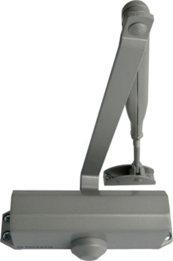 Imagen de CIERRAPUERTAS TELESCO DELTA-1300 (FUERZA EN 3) PLATA