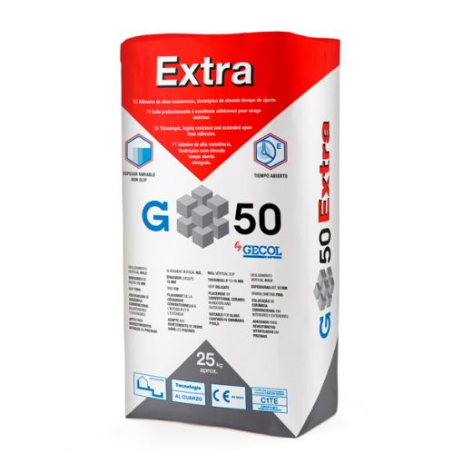 Imagen de GECOL G50 EXTRA BLANCO (saco 25 kg)