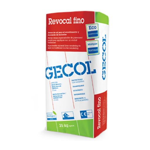 Imagen de GECOL REVOCAL FINO BLANCO (saco 25 kg)