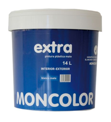 Imagen de PINTURA PLASTICA EXTRA BLANCO MATE (14 l)
