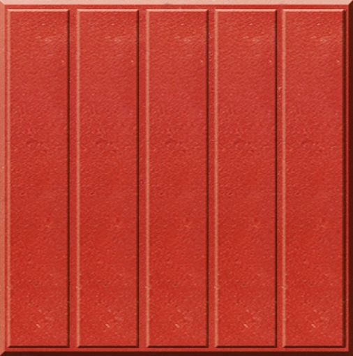 Imagen de PANOT ROJO 25x25x3 cm 5 RAYAS (Jimenez)