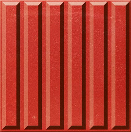 Imagen de PANOT ROJO 20x20x2,5 cm 6 RAYAS PIRELLI (Jimenez)