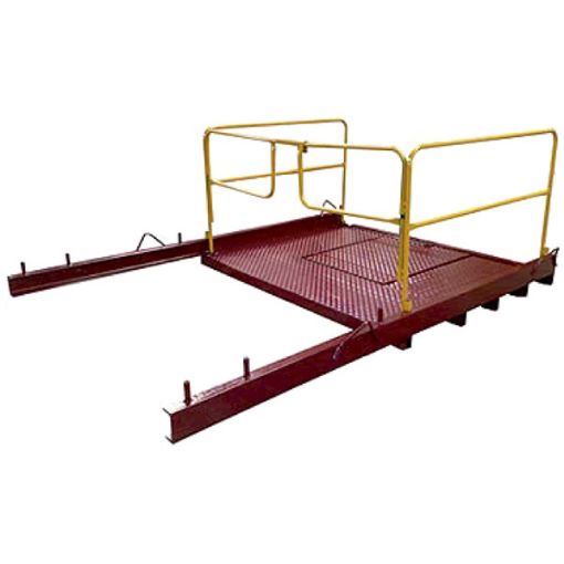 Imagen de Plataforma descarga palet con trampilla