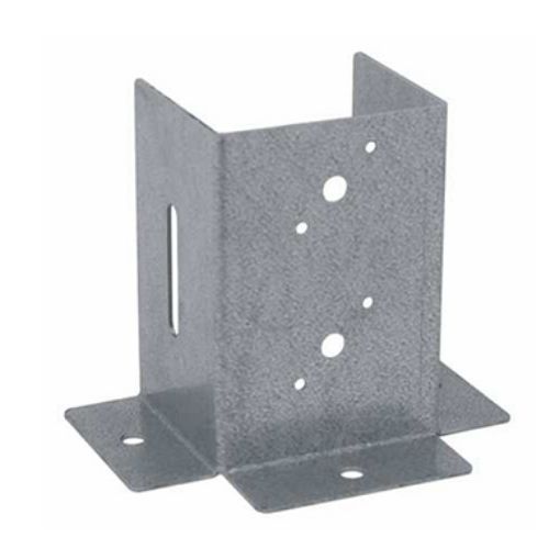 Imagen de Base para poste   140 x 140 mm  con ajuste vertical  4856