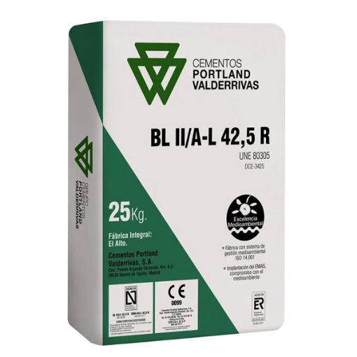 Imagen de CEMENTO BLANCO BL II/B-L 42,5 N (saco 25 kg) (Uniland)