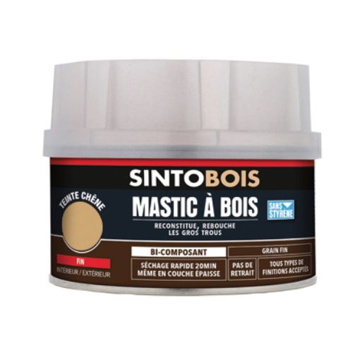 Imagen de Masilla madera fina SINTOBOIS 33851 Roble claro 550 gr