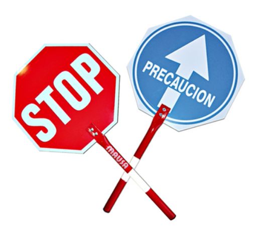 Imagen de Señal Manual 2 caras