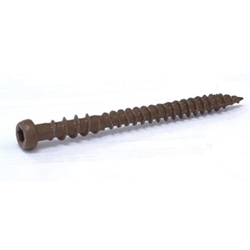 Imagen de Tornillo HSI®Terrazas CC 5.0x60 mm Marron TX 20 (caja 200ud)