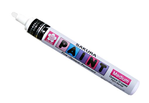 Imagen de Marcador permanente Pintura Liquida Blanco