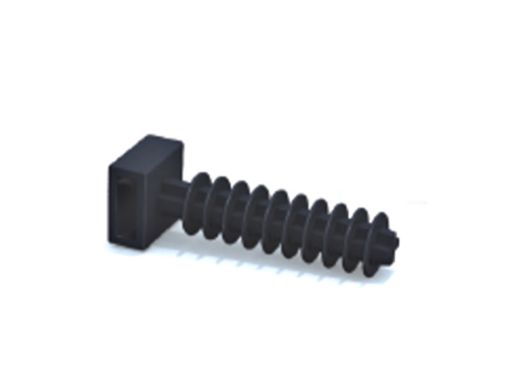 Imagen de Taco Brida nylon Ø 8 mm negra (100 u.)