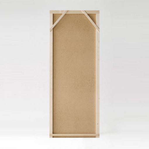 Imagen de Marco pino 58 X 58  montado con Puerta MDF 203 x 82 der