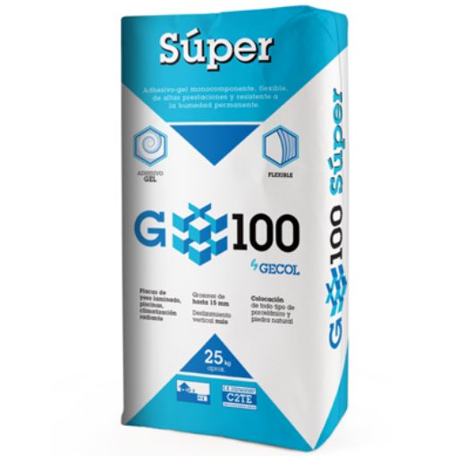 Imagen de GECOL G100 SUPER GRIS (saco 25 kg)