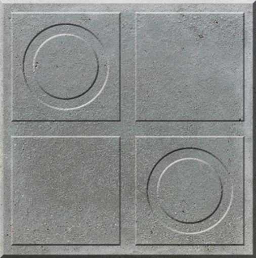 Imagen de PANOT GRIS 20x20x4 cm 2 AROS "MATARO" (Jimenez)