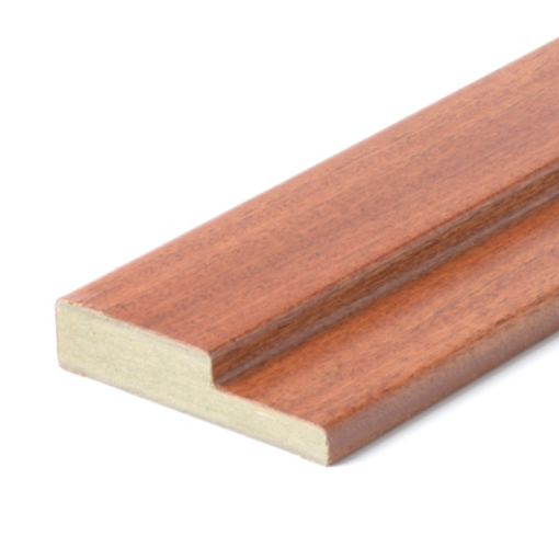 Imagen de Batiente MDF Hid Sapely barnizado   70 x 20 mm