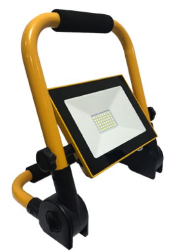 Imagen de Foco LED a Bateria 50W IP65 con Bastidor (Exterior)